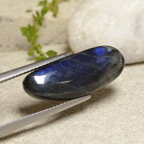 سبيكترولايت متعدد الألوان طبيعي، شكل خيالي، 5.92 قيراط، غير شفاف