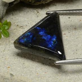 سبيكترولايت متعدد الألوان طبيعي، مثلثى، 4.53 قيراط، غير شفاف