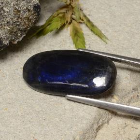 سبيكترولايت متعدد الألوان طبيعي، قطع وسادة، 6.49 قيراط، غير شفاف