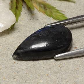 سبيكترولايت متعدد الألوان طبيعي، شكل الكمثرى، 2.30 قيراط، غير شفاف