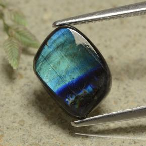 سبيكترولايت متعدد الألوان طبيعي، شكل خيالي، 2.23 قيراط، غير شفاف