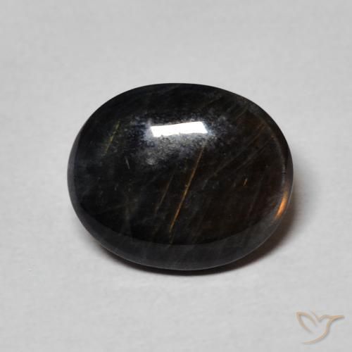 2.29ct طبيعي متعدد الألوان اسبكتروليت, بيضوي, غير شفاف