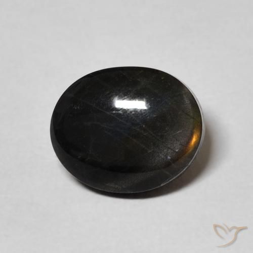 2.27ct طبيعي متعدد الألوان اسبكتروليت, بيضوي, غير شفاف
