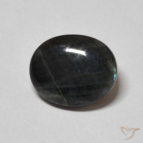 2.25ct طبيعي متعدد الألوان اسبكتروليت, بيضوي, غير شفاف