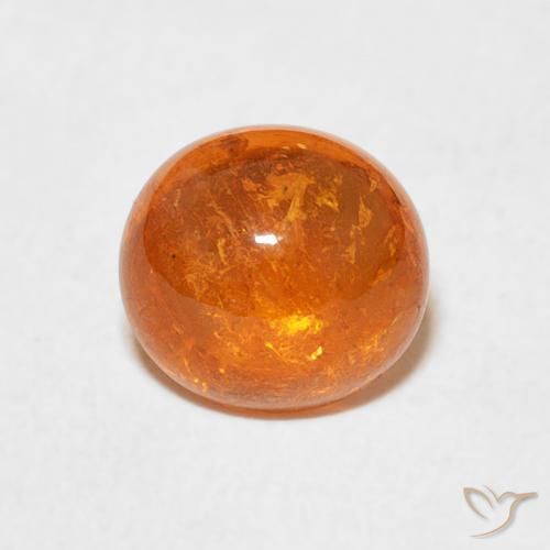 2.63ct طبيعي برتقالى متوسط غزل السبيسارتيت, بيضوي, شفاف