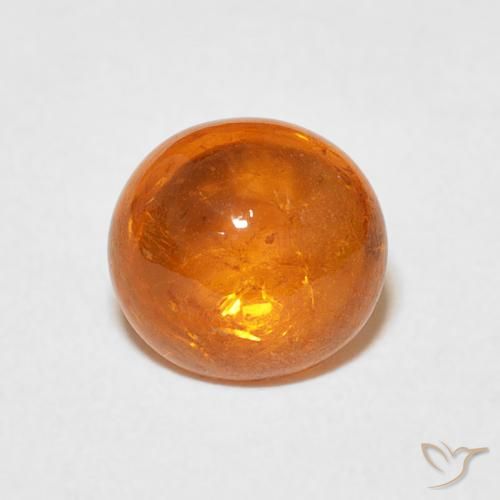 2.48ct طبيعي برتقالى متوسط غزل السبيسارتيت, بيضوي, شفاف
