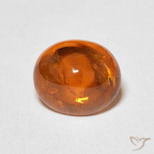 2.59ct طبيعي برتقالى متوسط غزل السبيسارتيت, بيضوي, شفاف