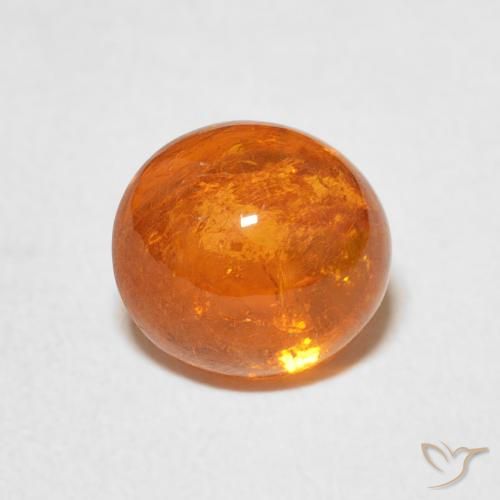 2.99ct طبيعي برتقالى محمر غزل السبيسارتيت, بيضوي, شفاف