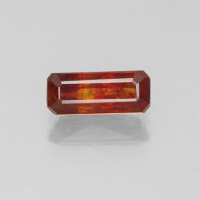 سفاليريت متعدد الألوان طبيعي، قص الزمرد، 0.80 قيراط، VS-SI