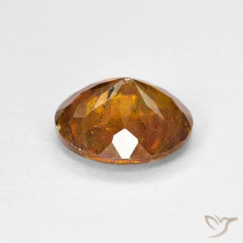 سفاليريت Medium Dark-Orange طبيعي، دائري، 2.55 قيراط، I1