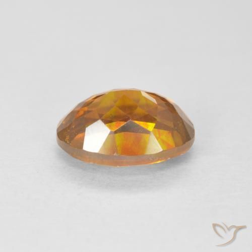 سفاليريت Medium Dark-Orange طبيعي، بيضوي، 1.91 قيراط، VS-SI