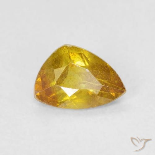 0.55ct طبيعي أصفر ذهبي سفاليريت, فانسى, SI