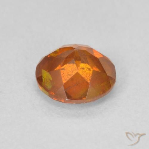 سفاليريت Medium Dark-Orange طبيعي، دائري، 0.85 قيراط، SI