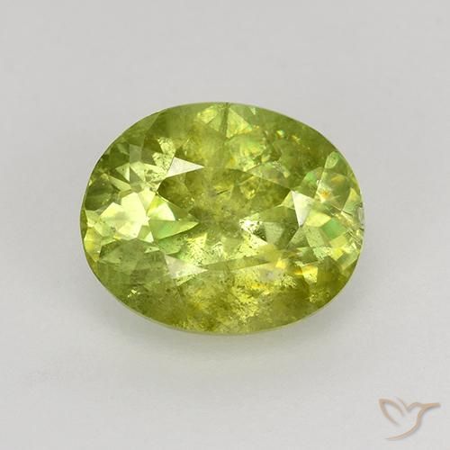 1.19ct طبيعي أخضر الغابة دافئ سيفين, بيضوي, VS-SI