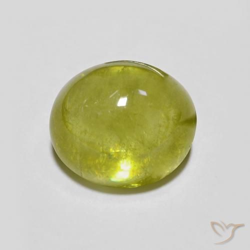 3.22ct طبيعي اخضر فاتح سيفين, بيضوي, شفاف