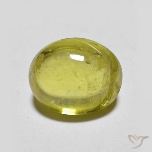 2.49ct طبيعي أخضر ترابى دافئ سيفين, بيضوي, شفاف
