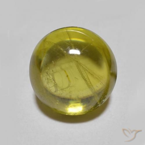 2.04ct طبيعي ذهبى متوسط سيفين, دائري, نصف شفاف
