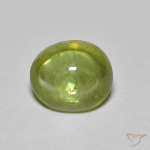 1.86ct طبيعي أخضر زيتوني سيفين, بيضوي, شفاف