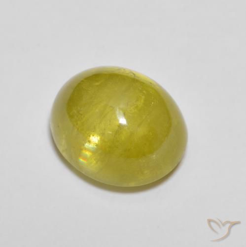 2.78ct طبيعي أصفر النحلة سيفين, بيضوي, شفاف
