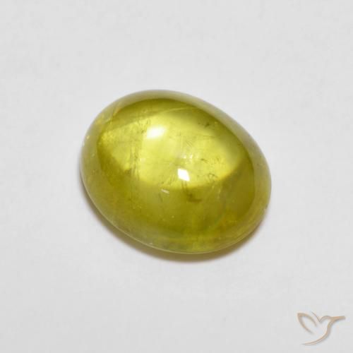 2.21ct طبيعي Pineapple yellow سيفين, بيضوي, شفاف