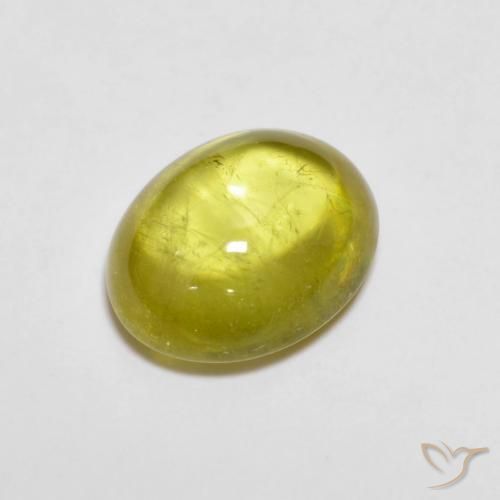 سيفين Pineapple yellow طبيعي، بيضوي، 2.21 قيراط، شفاف