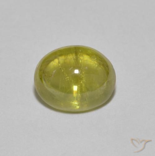 1.92ct طبيعي أصفر فاتح سيفين, بيضوي, شفاف