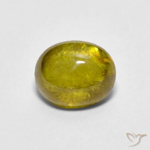 1.13ct طبيعي أصفر غامق سيفين, بيضوي, شفاف