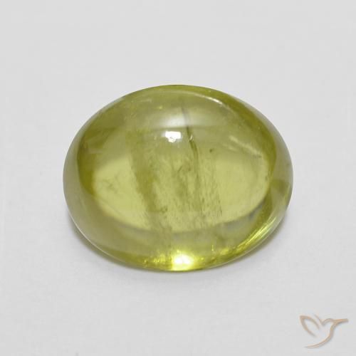 2.40ct طبيعي اخضر فاتح سيفين, بيضوي, شفاف