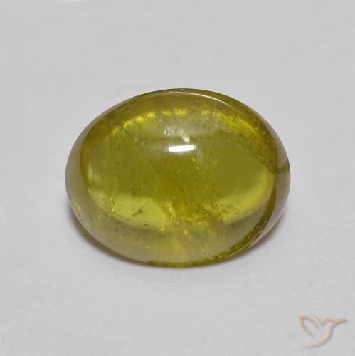 2.16ct طبيعي أخضر متوسط سيفين, بيضوي, شفاف