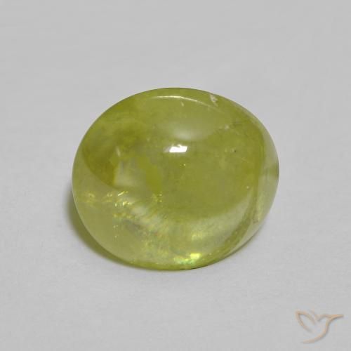 سيفين Medium Light Green طبيعي، بيضوي، 2.10 قيراط، شفاف