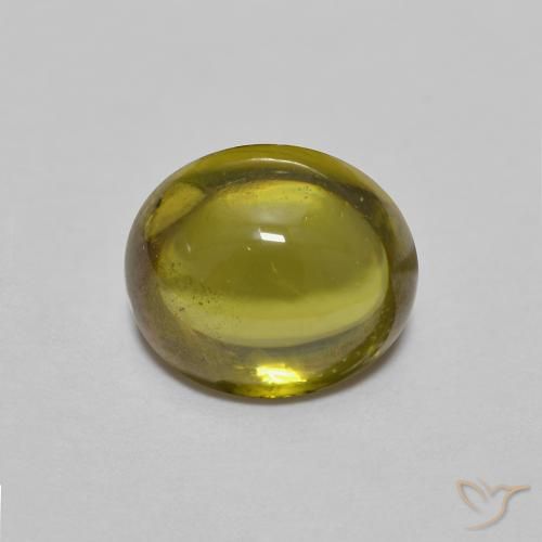 1.22ct طبيعي ذهبى ترابى سيفين, بيضوي, شفاف