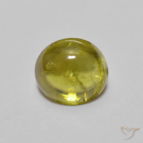 1.24ct طبيعي ذهبى متوسط سيفين, بيضوي, شفاف