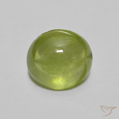 1.53ct طبيعي اخضر زاهى سيفين, بيضوي, شفاف