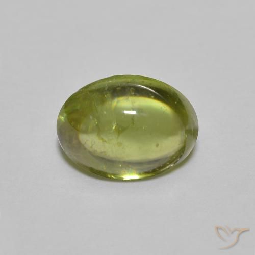1.15ct طبيعي أخضر مصفر حيوى سيفين, بيضوي, شفاف