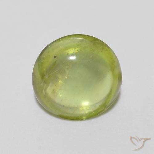 1.16ct طبيعي أخضر زيتوني سيفين, بيضوي, شفاف
