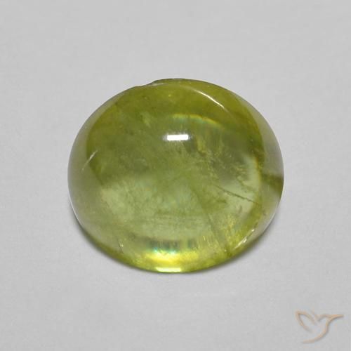 1.83ct طبيعي أخضر متوسط سيفين, بيضوي, شفاف
