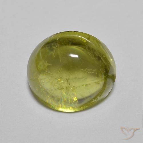 2.65ct طبيعي أخضر متوسط سيفين, بيضوي, شفاف