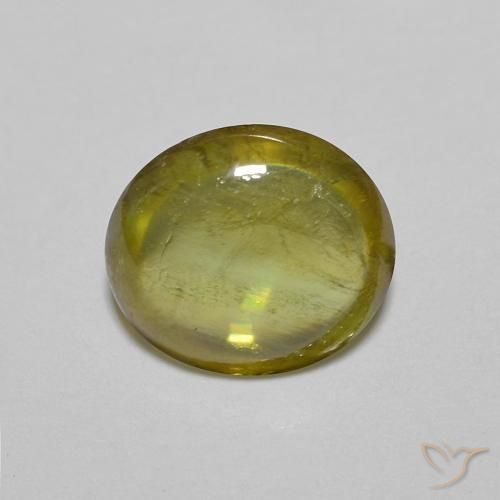 1.16ct طبيعي بنى ذهبى غامق سيفين, بيضوي, شفاف