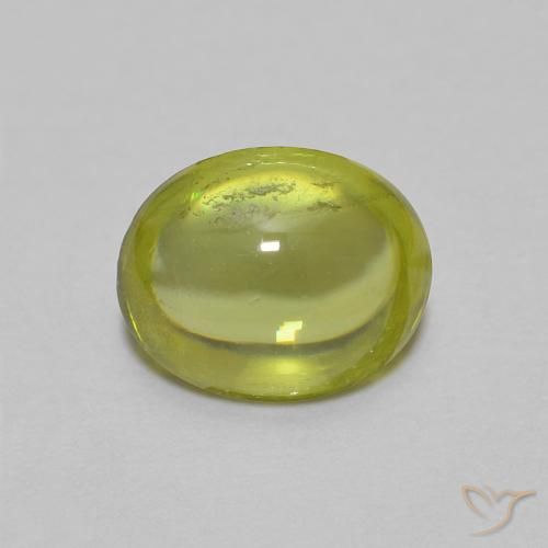 1.01ct طبيعي أخضر ترابى دافئ سيفين, بيضوي, شفاف