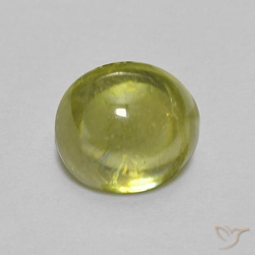 0.83ct طبيعي اخضر فاتح سيفين, بيضوي, شفاف