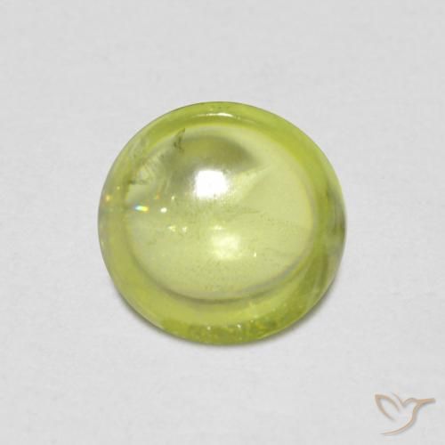 0.94ct طبيعي اخضر زاهى سيفين, بيضوي, شفاف