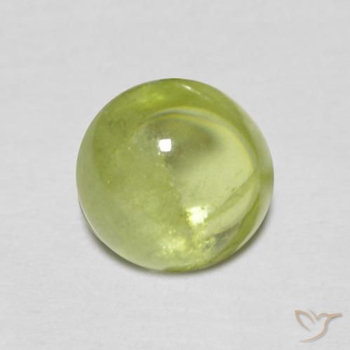 1.29ct طبيعي أخضر زيتوني سيفين, بيضوي, شفاف
