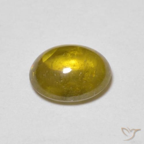 سيفين Medium Golden Brown طبيعي، بيضوي، 1.03 قيراط، شفاف