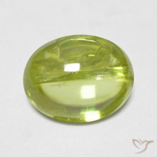 1.34ct طبيعي أصفر فاتح سيفين, بيضوي, شفاف