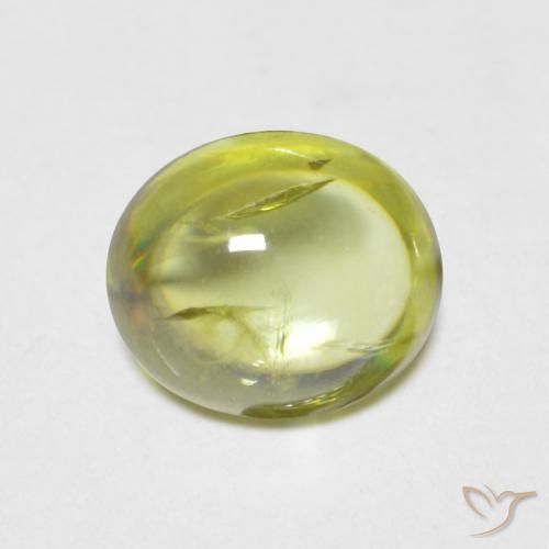 1.12ct طبيعي الأصفر الليمونى سيفين, بيضوي, شفاف