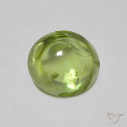 1.15ct طبيعي اخضر زاهى سيفين, بيضوي, شفاف
