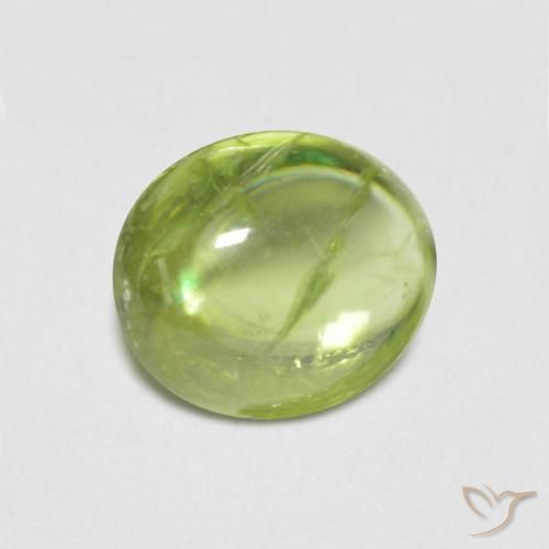 1.68ct طبيعي اخضر زاهى سيفين, بيضوي, شفاف
