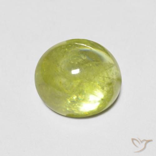 2.59ct طبيعي أصفر ليمونى فاتح سيفين, بيضوي, شفاف