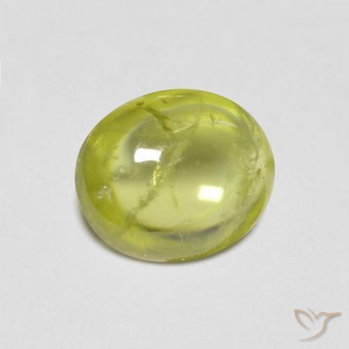 2.76ct طبيعي أصفر متوسط سيفين, بيضوي, شفاف