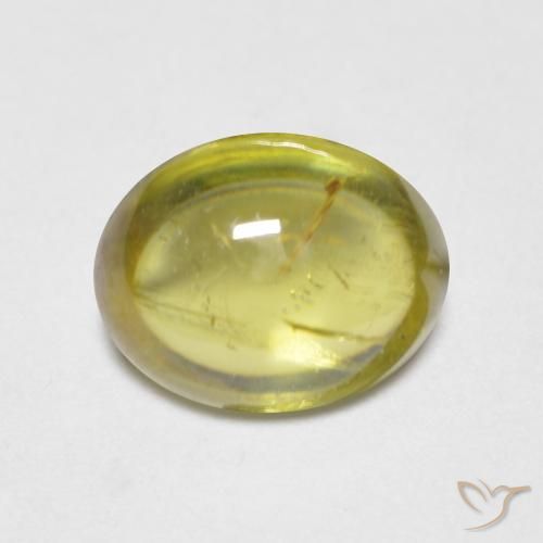 1.76ct طبيعي أصفر متوسط سيفين, بيضوي, شفاف